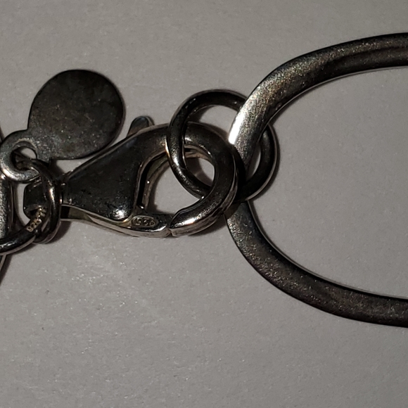 Silpada Bubble Up Sterling Silver Large Organically Shaped Link Necklace N2148 - Picture 4 of 9